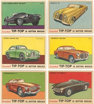 1954 D94-5 Tip-Top "Sports Cars" Near Set (26/28)